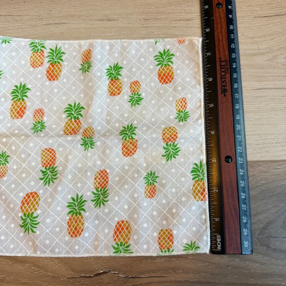 Vintage Angel Pineapple Print‎ Napkins